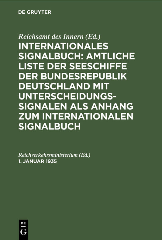 1. Januar 1935