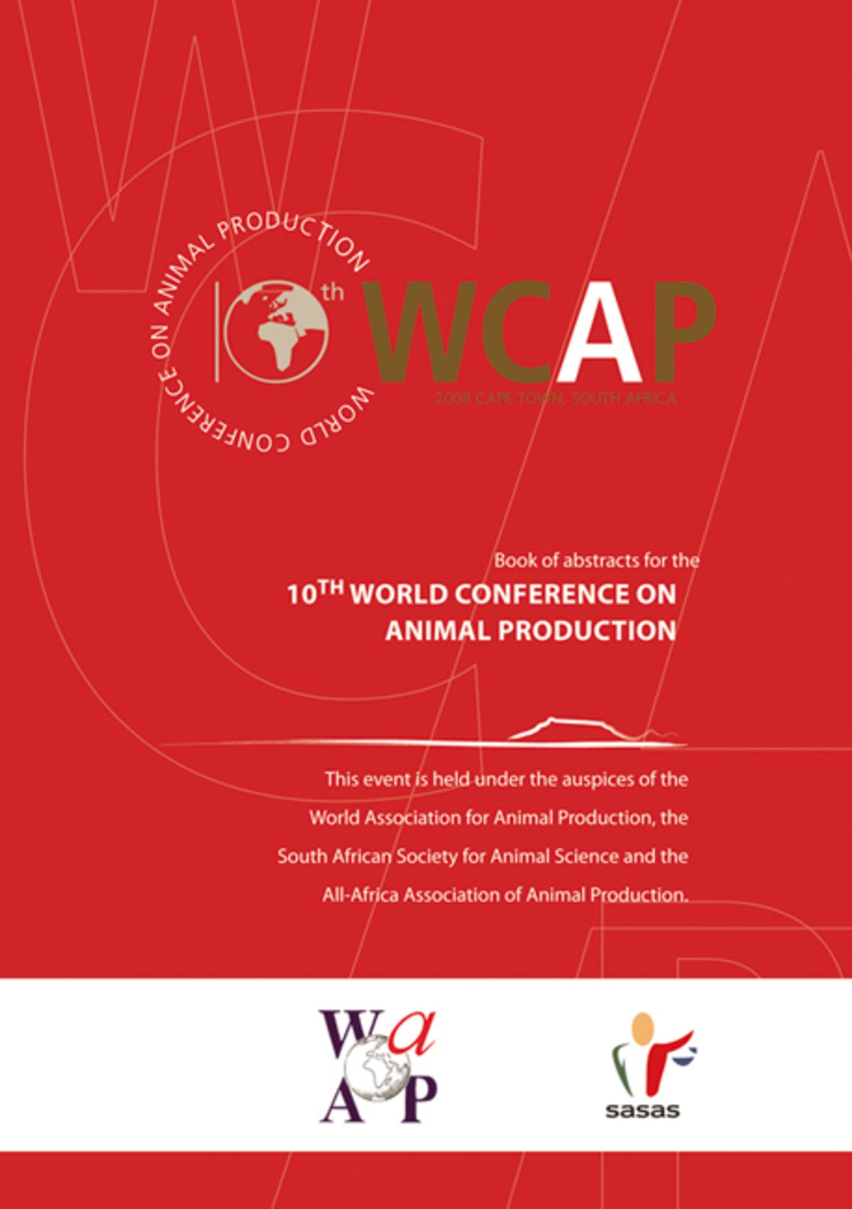 Cover image for Book of Abstracts for the 10th World Conference on Animal Production ISBN 9789086861002