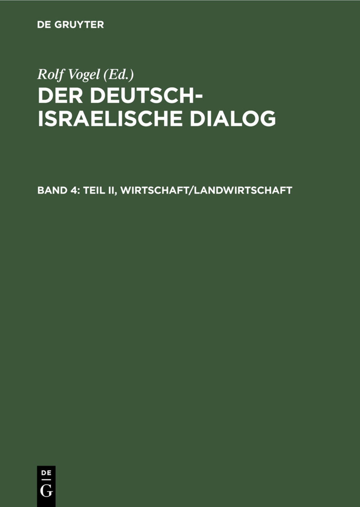 Cover image for Teil II, Wirtschaft/Landwirtschaft ISBN 9783598219443