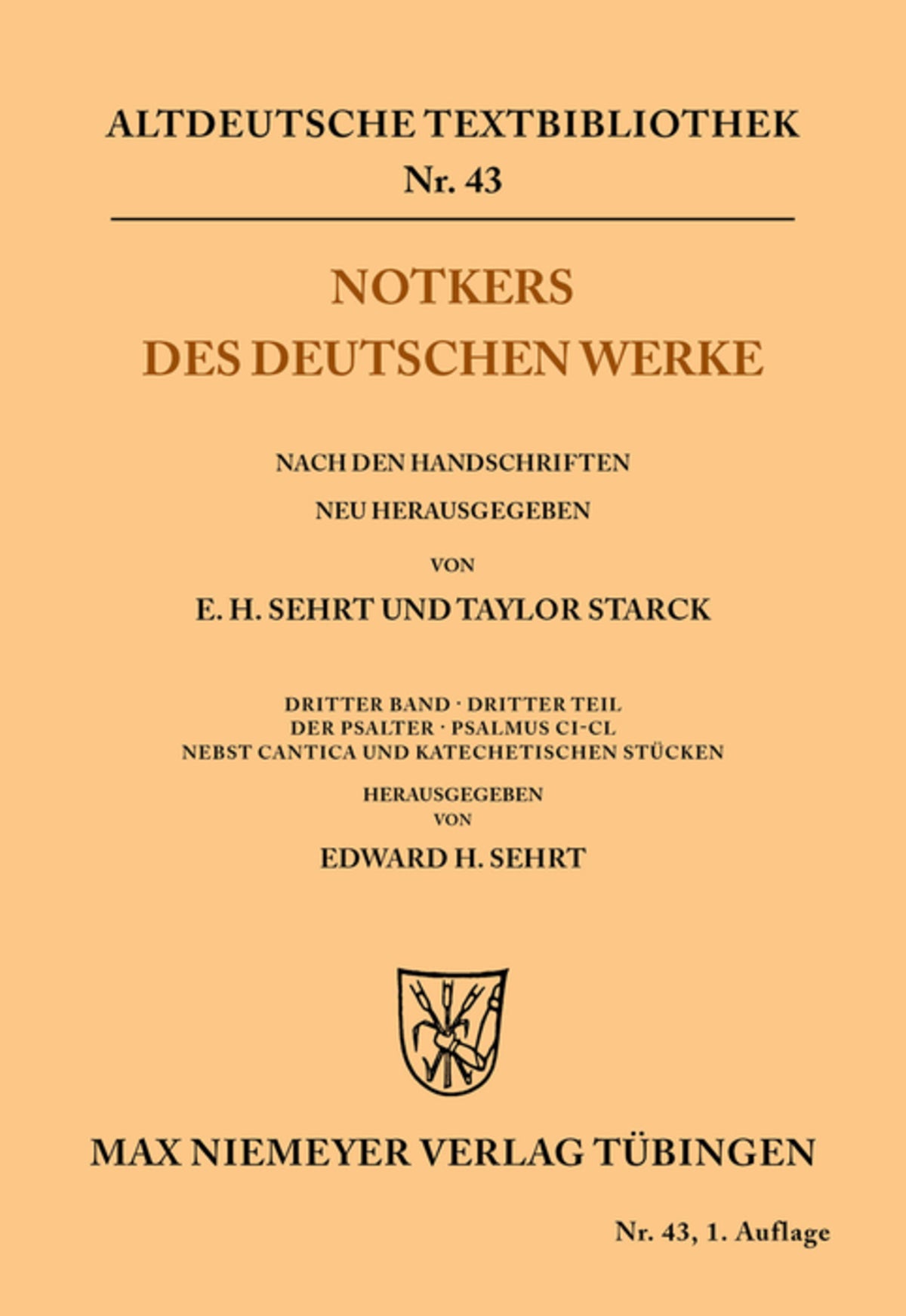 Notkers des Deutschen Werke
