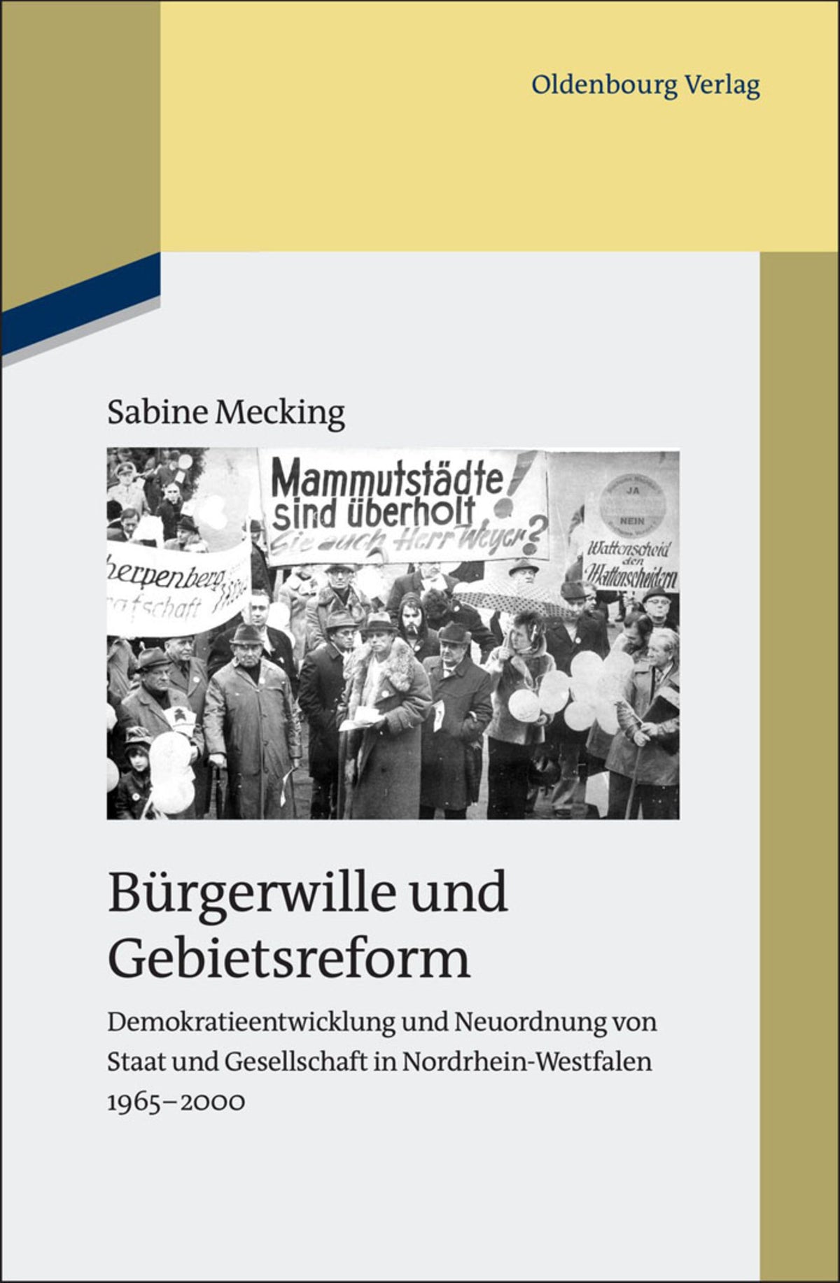 Cover image for Bürgerwille und Gebietsreform ISBN 9783486703146