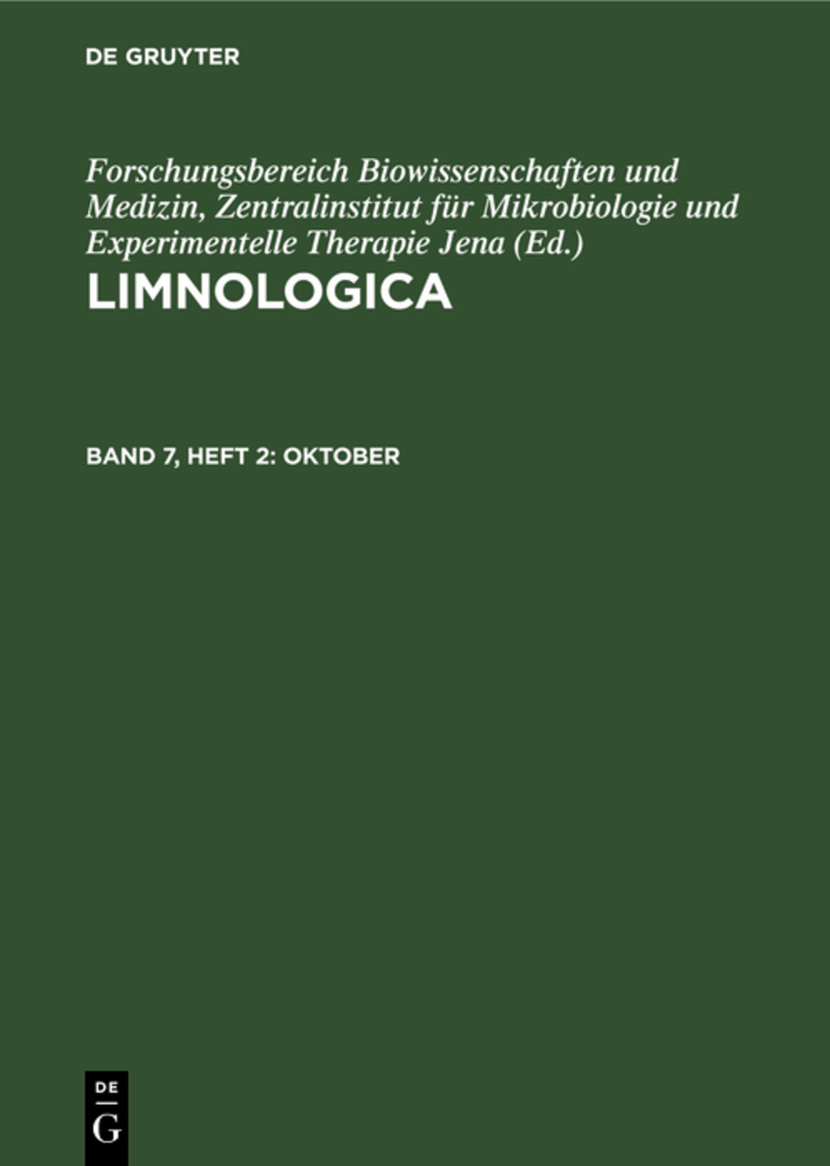 Cover image for Oktober ISBN 9783112531518
