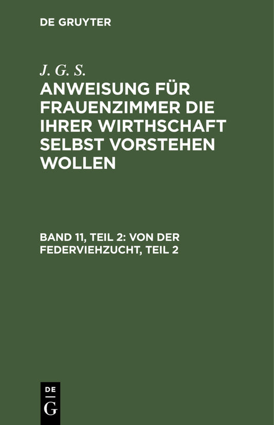 Von der Federviehzucht, Teil 2