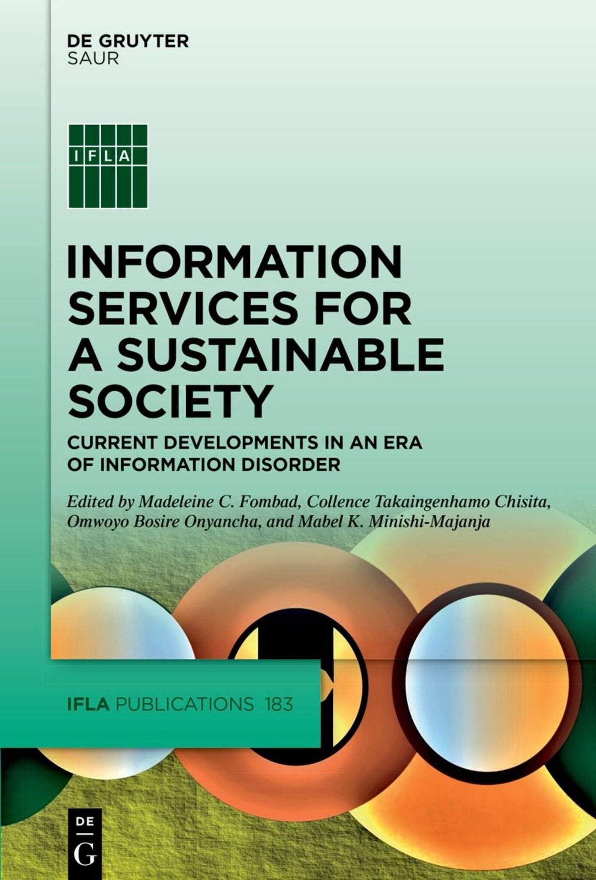Cover image for Information Services for a Sustainable Society ISBN 9783110772685