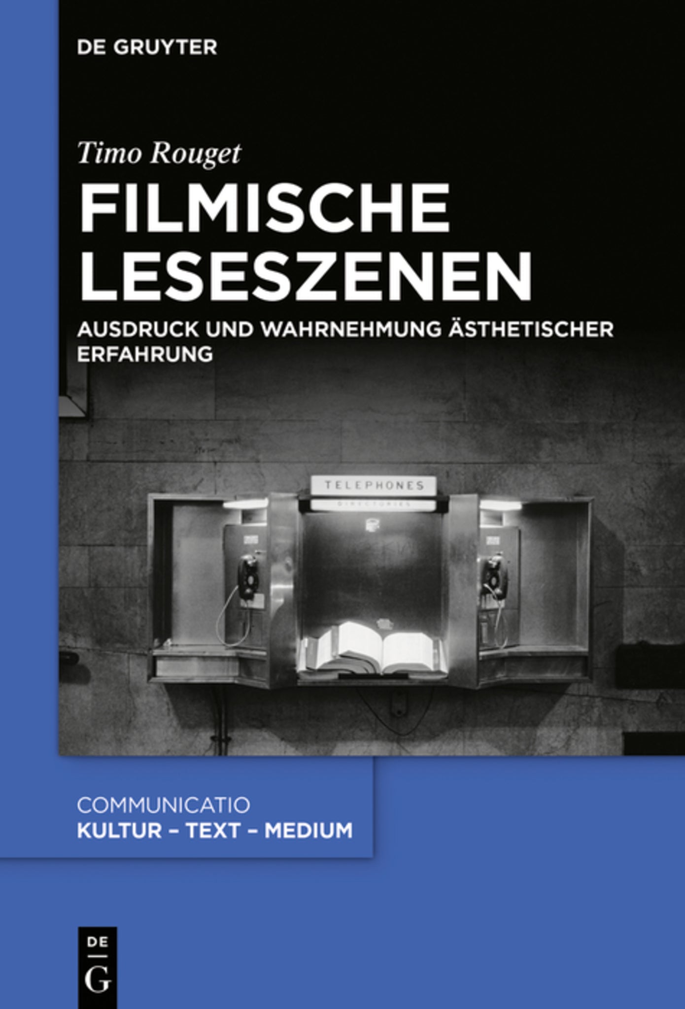 Cover image for Filmische Leseszenen ISBN 9783110726787