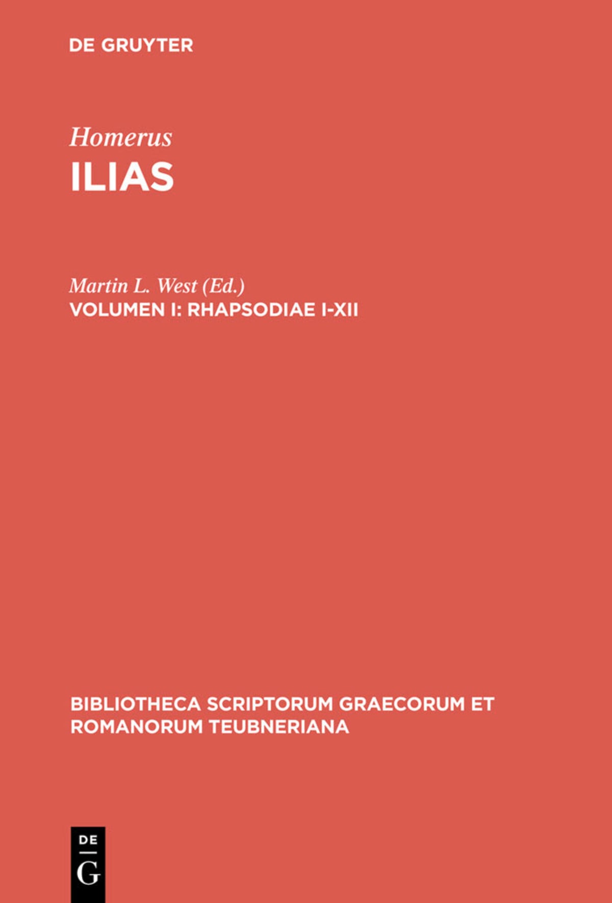 Cover image for Rhapsodiae I-XII ISBN 9783598714306