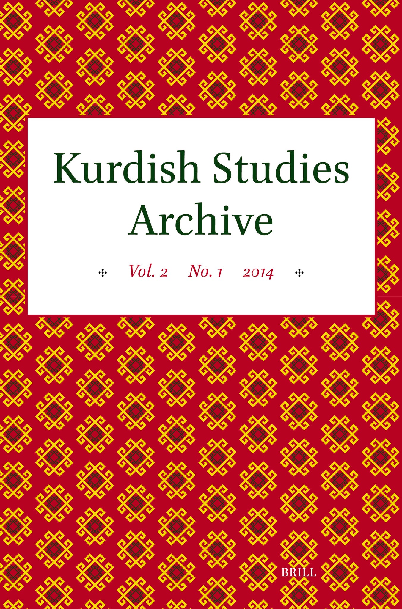 Cover image for Kurdish Studies Archive ISBN 9789004706521