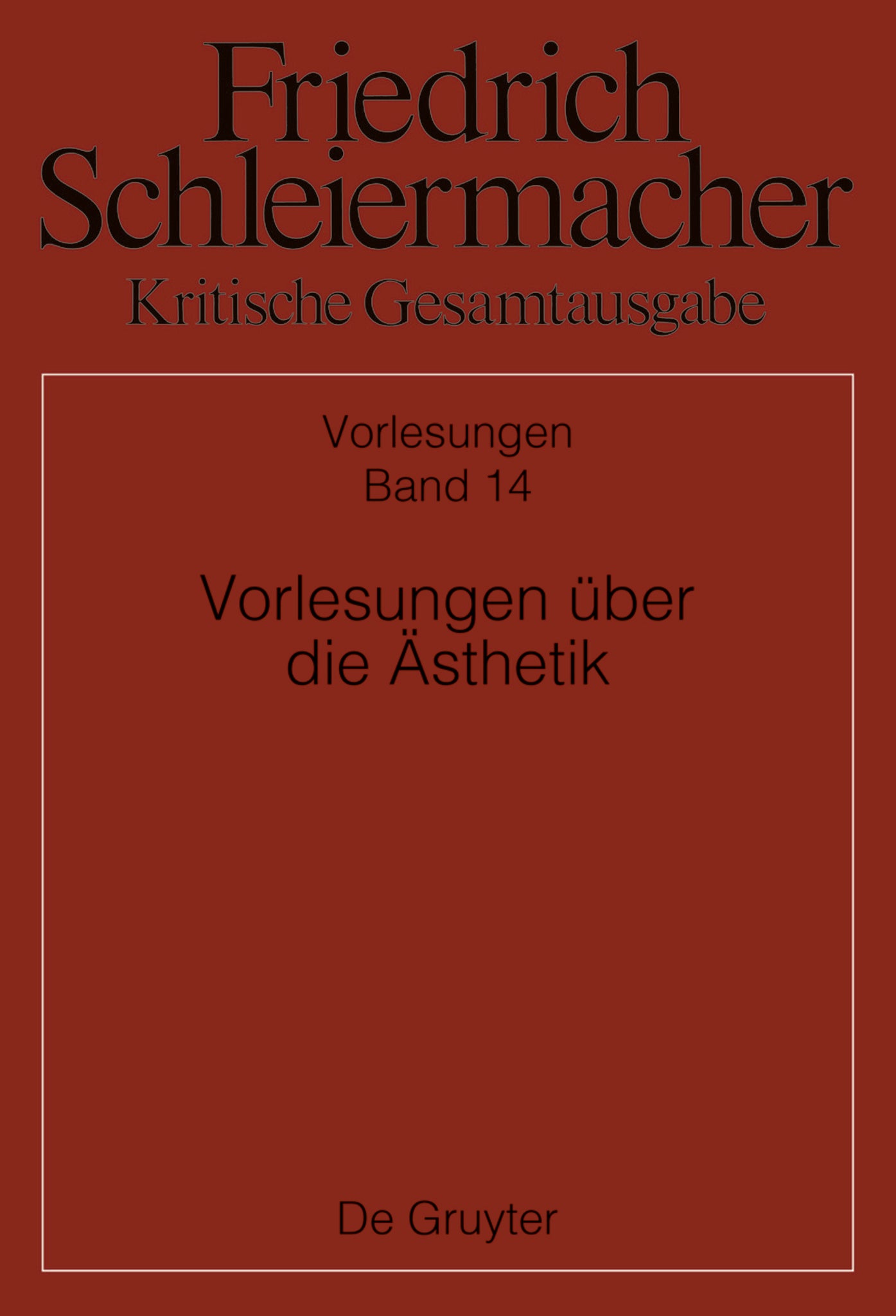 Vorlesungen über die Ästhetik