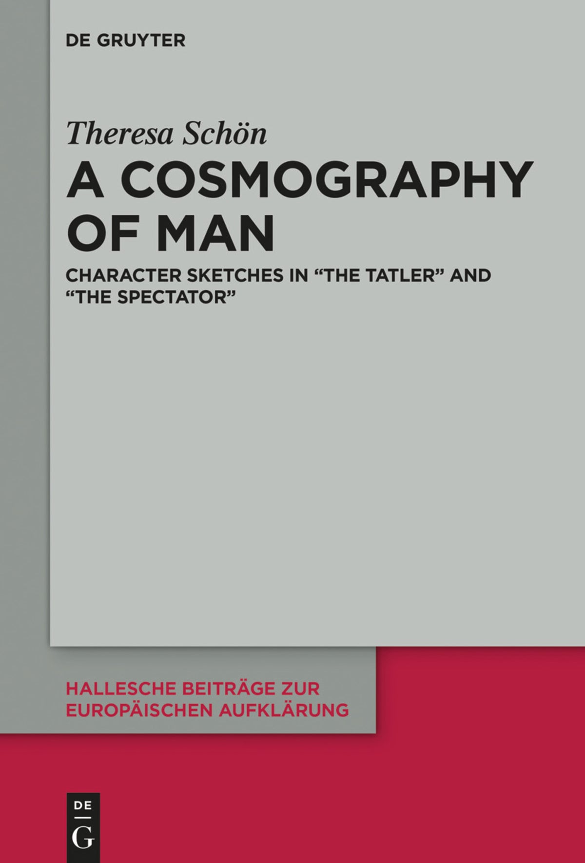 Cover image for A Cosmography of Man ISBN 9783110611137