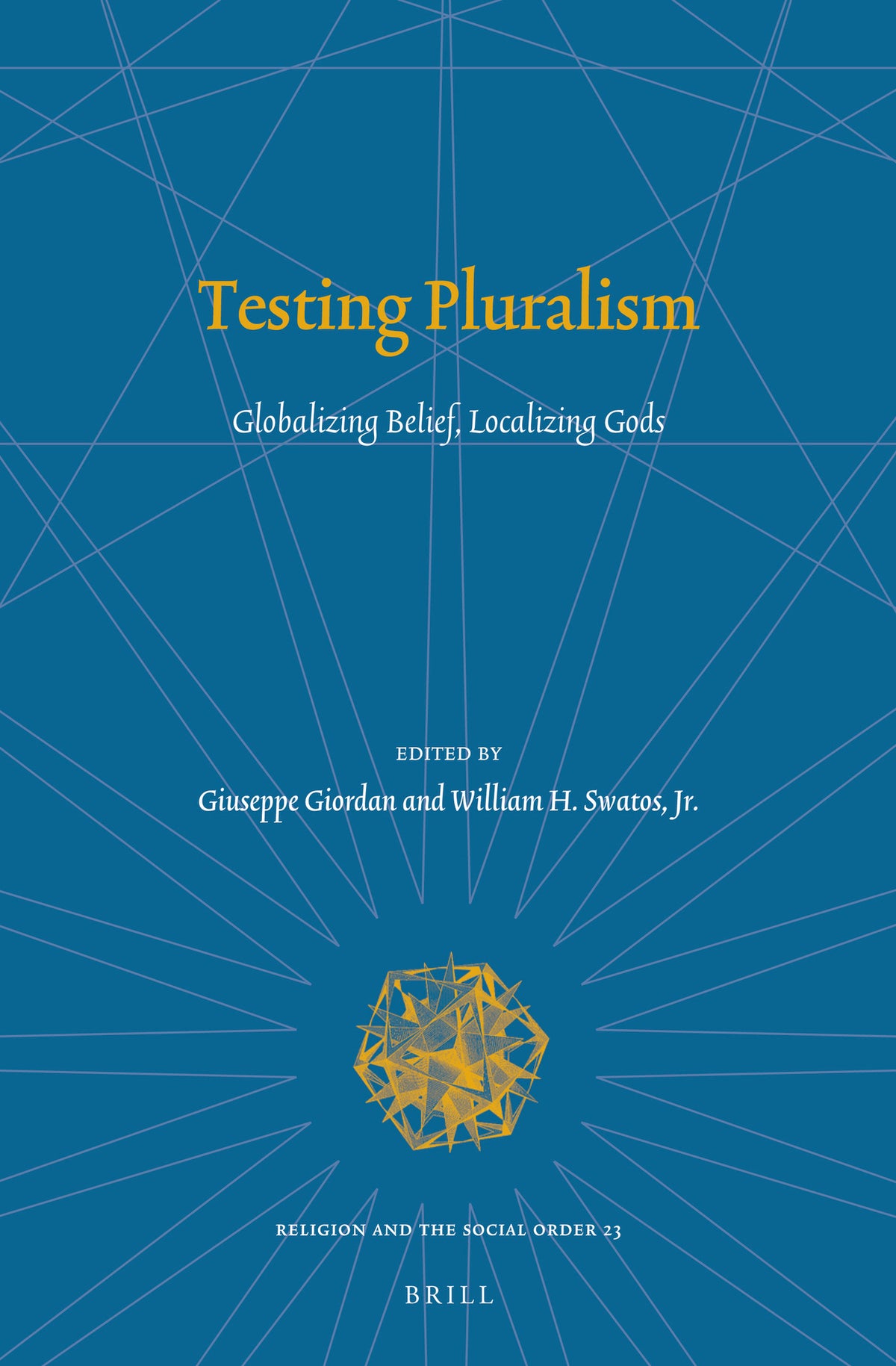Cover image for Testing Pluralism ISBN 9789004254473