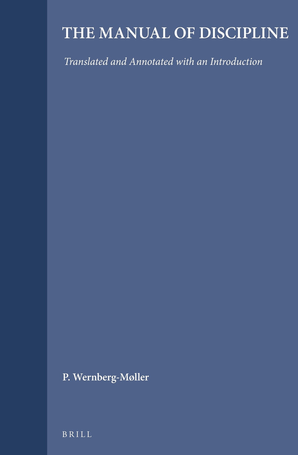 Cover image for The Manual of Discipline ISBN 9789004021952