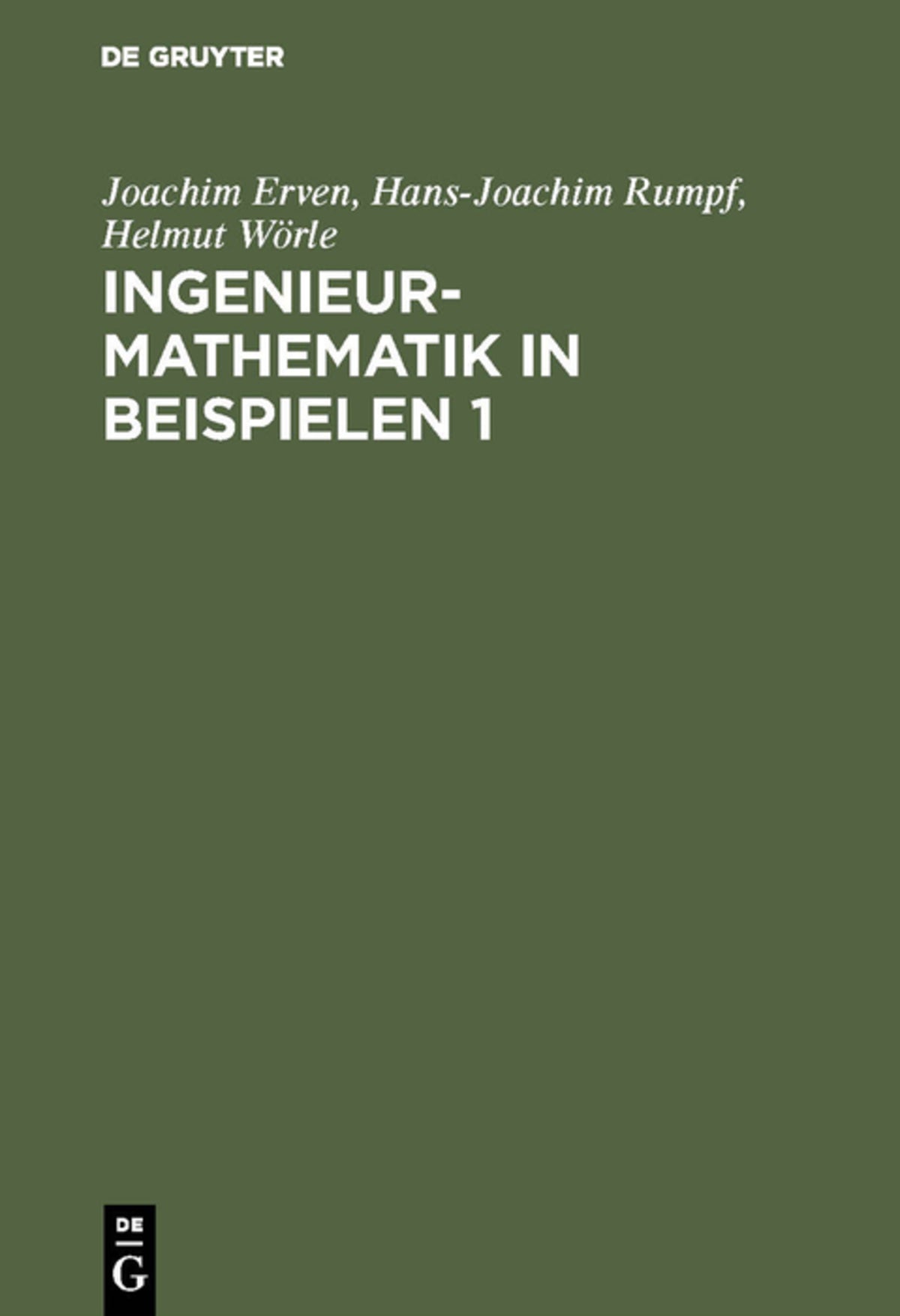 Cover image for Ingenieur-Mathematik in Beispielen 1 ISBN 9783486229882
