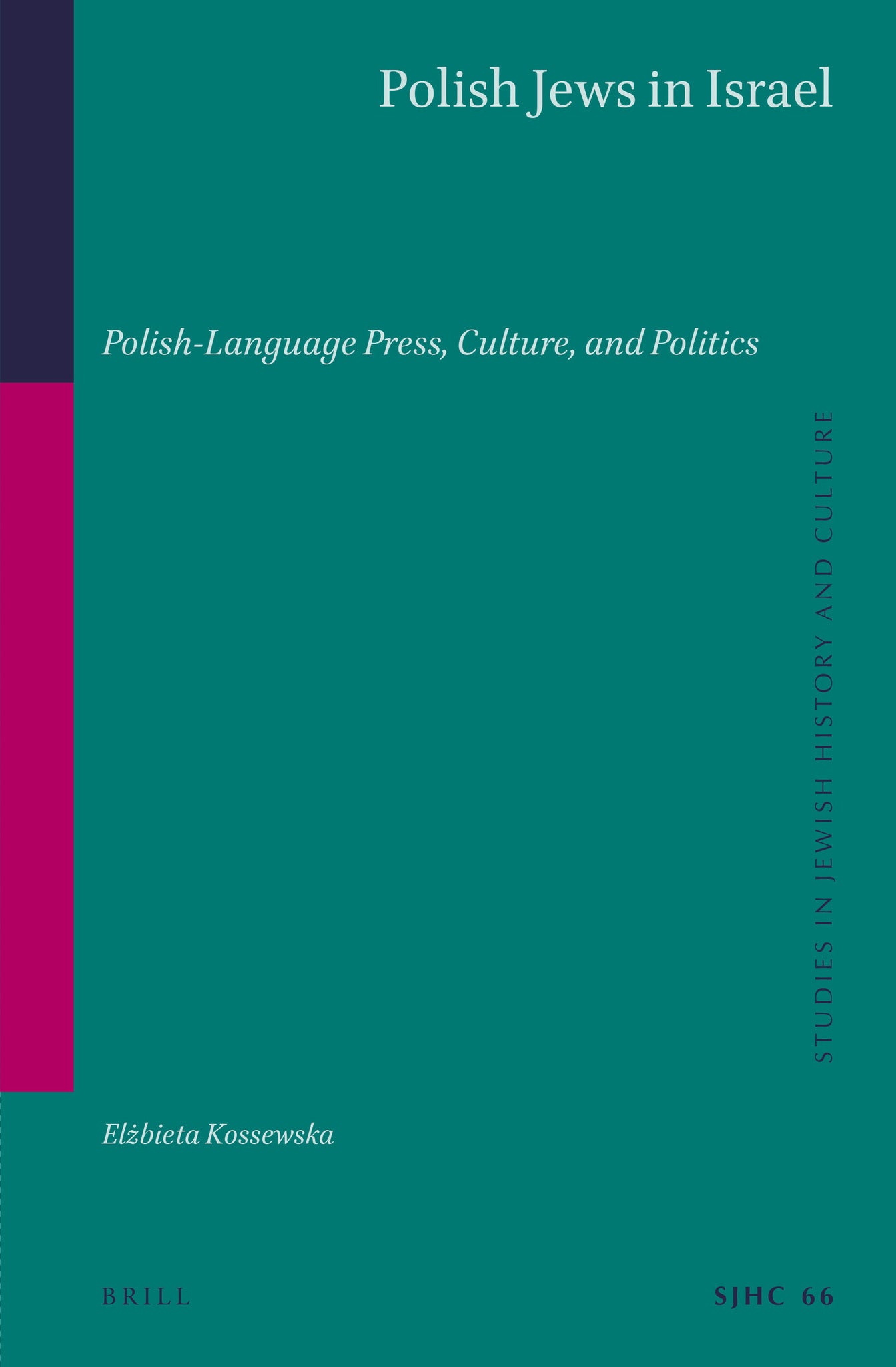 Cover image for Polish Jews in Israel ISBN 9789004450134
