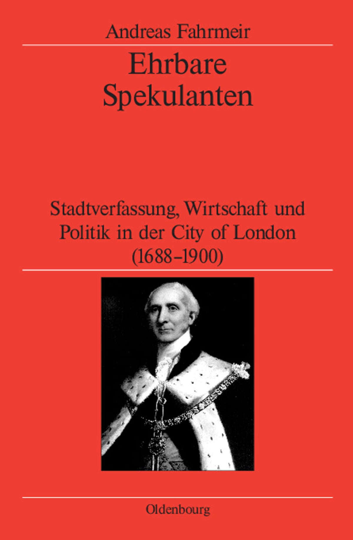 Cover image for Ehrbare Spekulanten ISBN 9783486567250