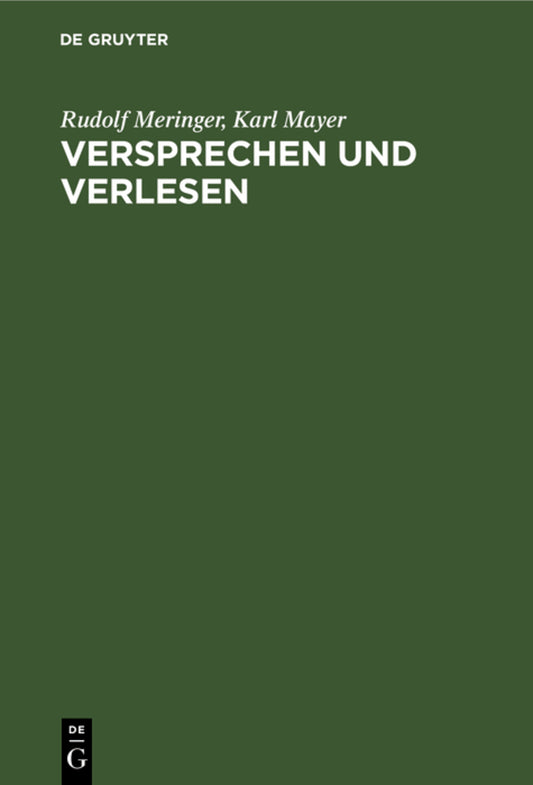 Versprechen und Verlesen