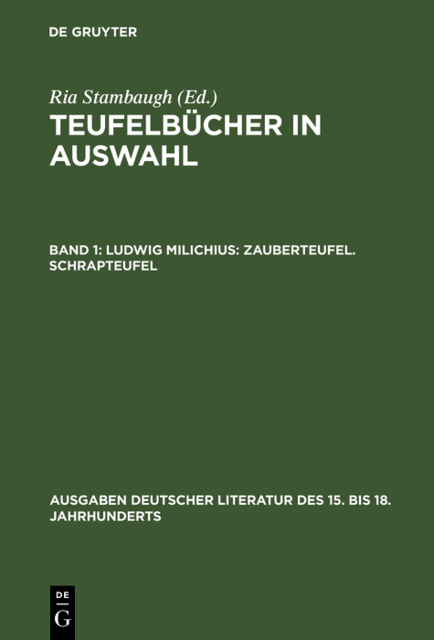 Ludwig Milichius: Zauberteufel. Schrapteufel