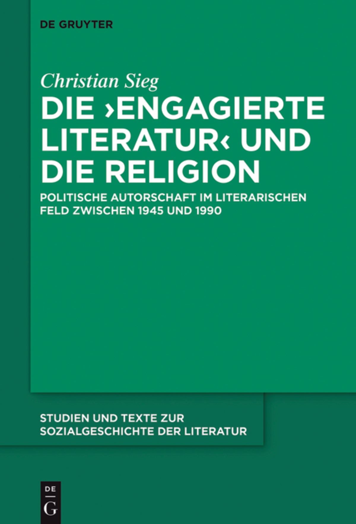Die ‚engagierte Literatur‘ und die Religion