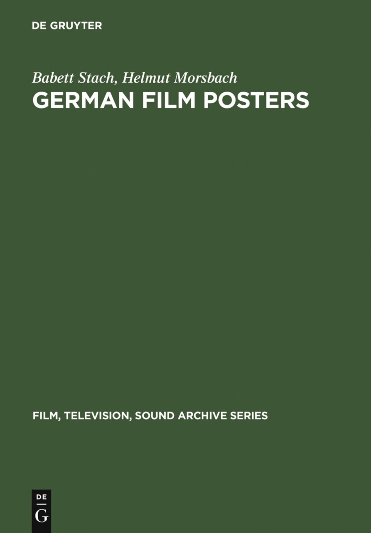 Cover image for German film posters ISBN 9783598225932