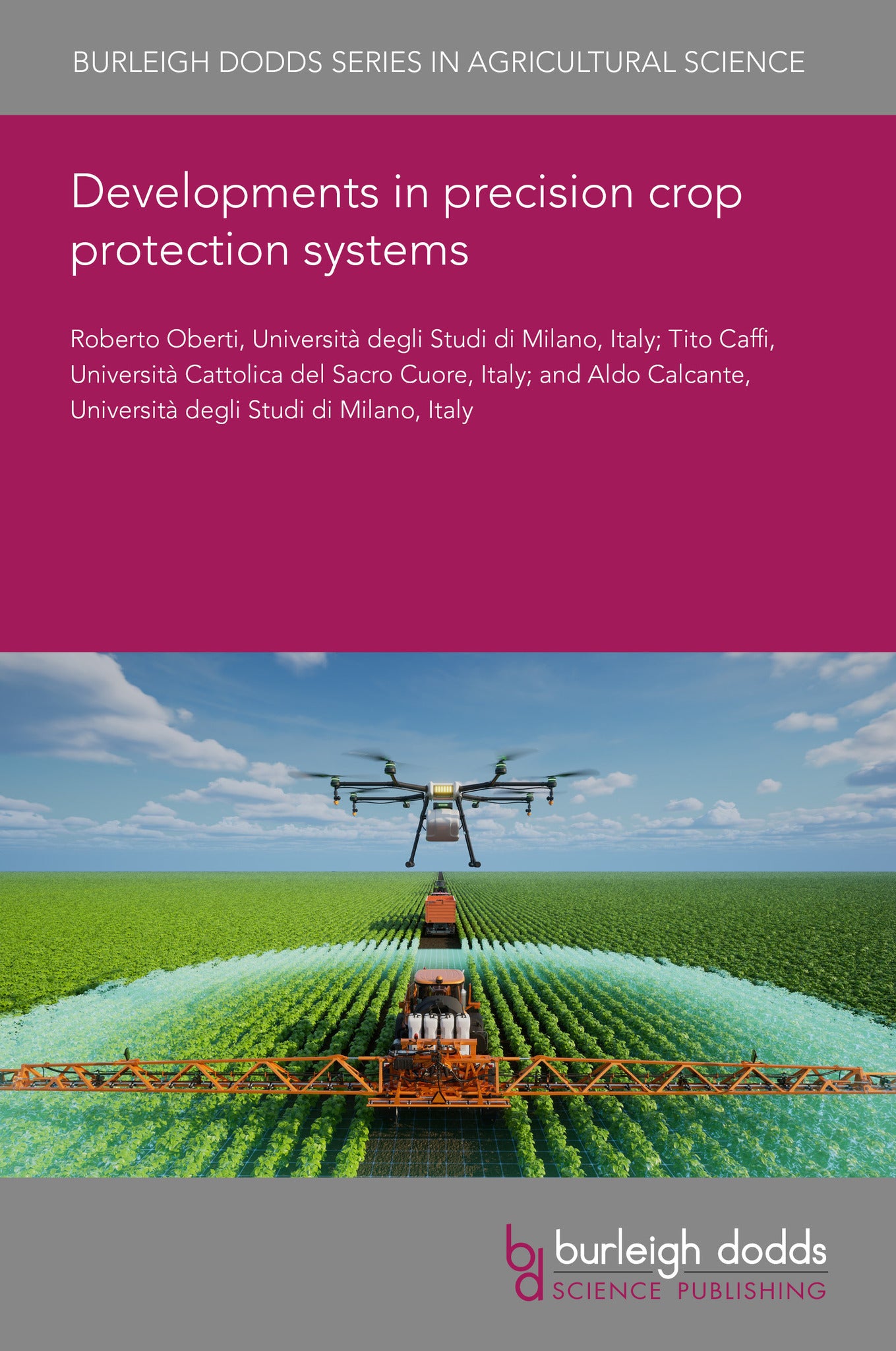 Cover image for Developments in precision crop protection systems ISBN 9781835455425