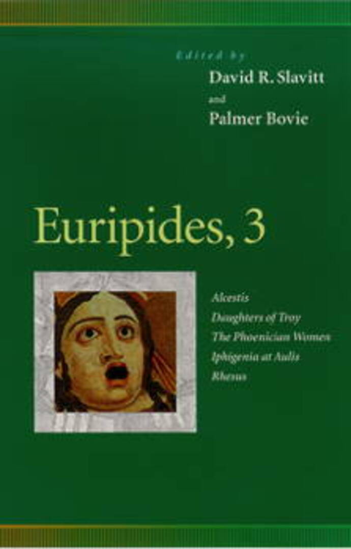 Cover image for Euripides, 3 ISBN 9780812216509
