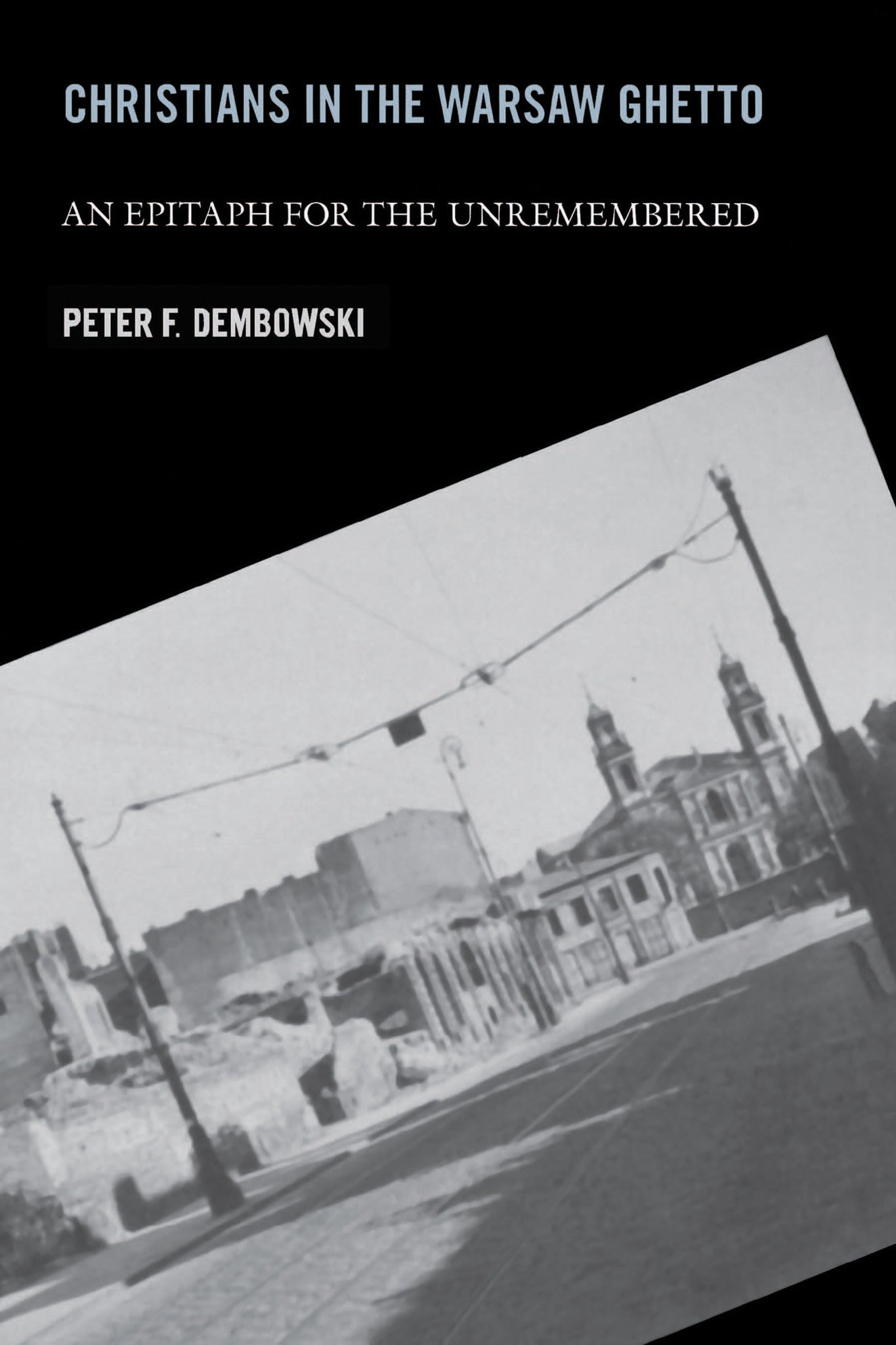 Cover image for Christians in the Warsaw Ghetto ISBN 9780268025724