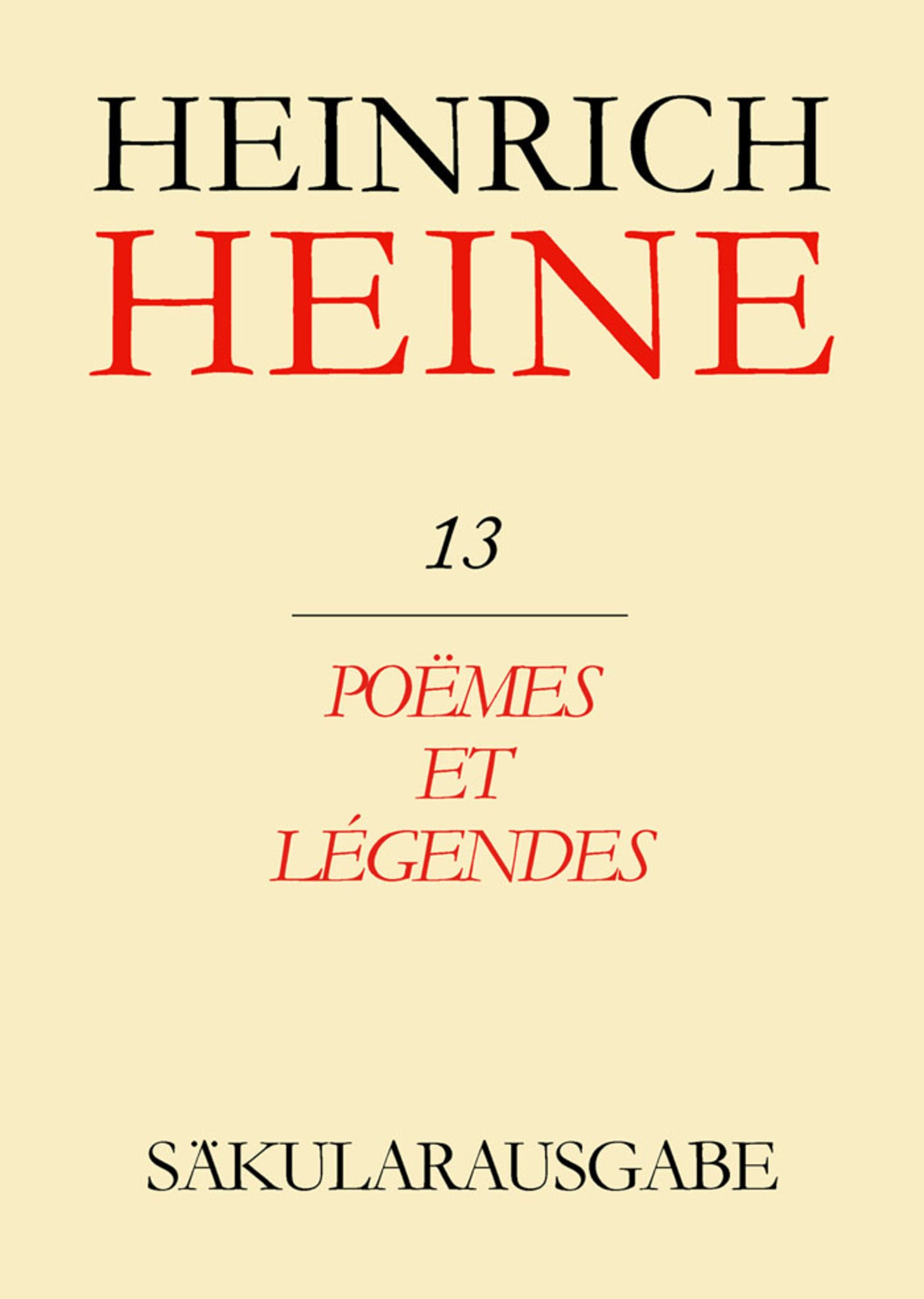 Poëmes et Légendes