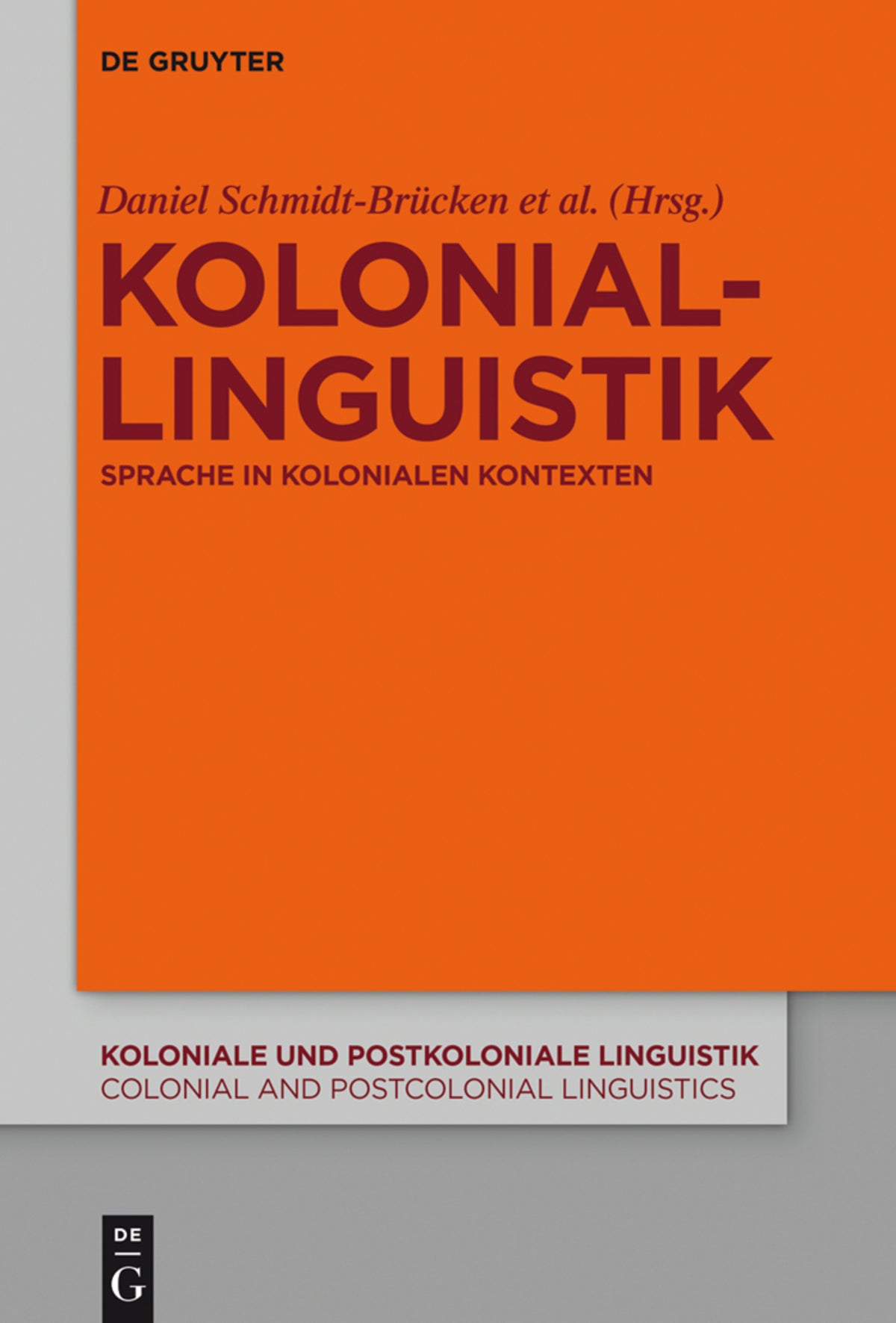 Cover image for Koloniallinguistik ISBN 9783110428407