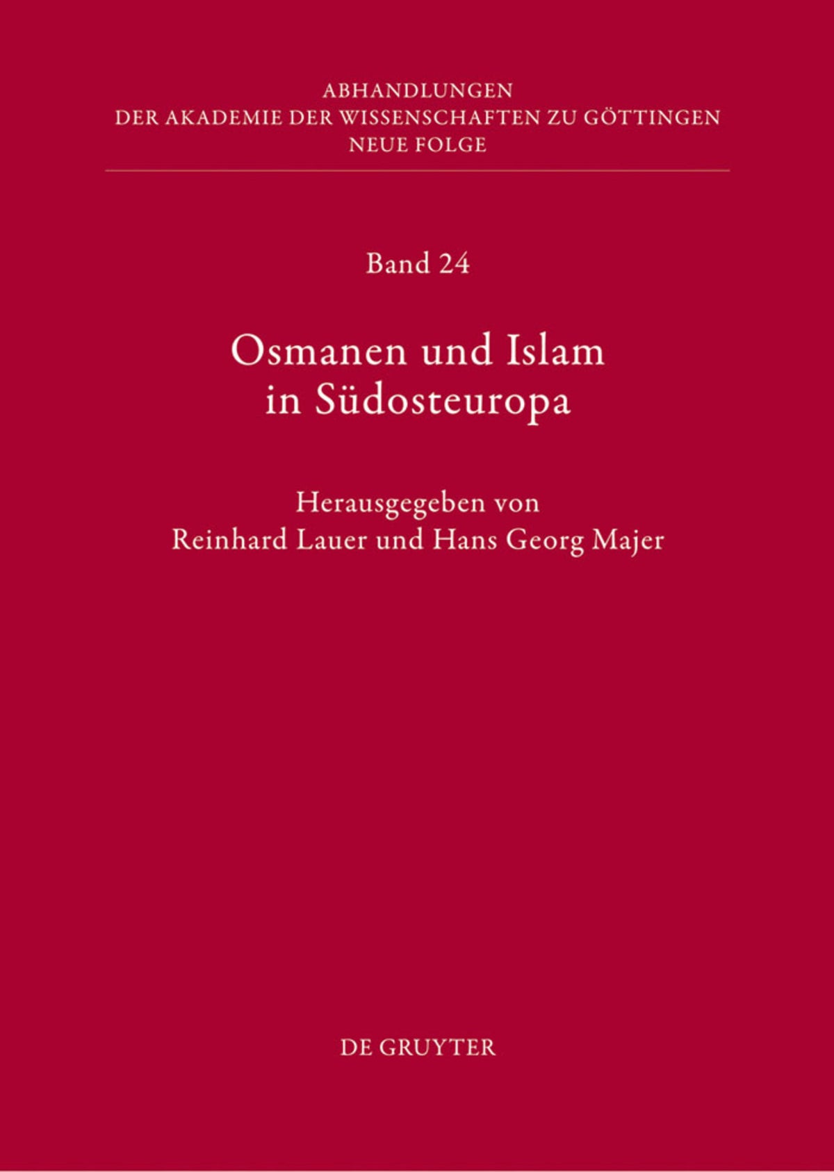 Osmanen und Islam in Südosteuropa