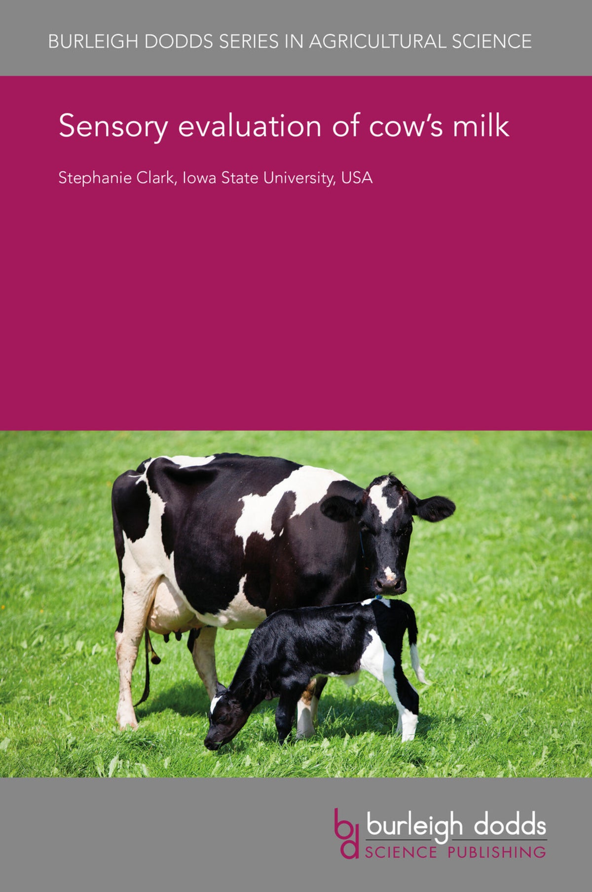 Cover image for Sensory evaluation of cow’s milk ISBN 9781838791377