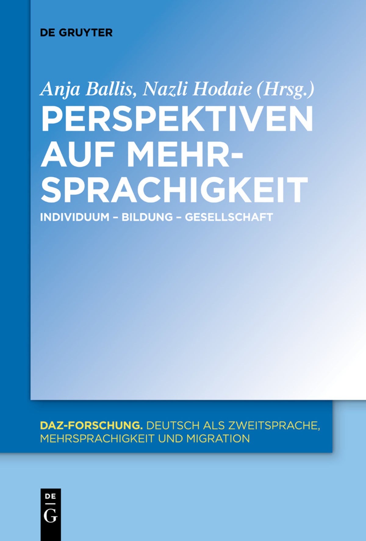 Cover image for Perspektiven auf Mehrsprachigkeit ISBN 9783110737431