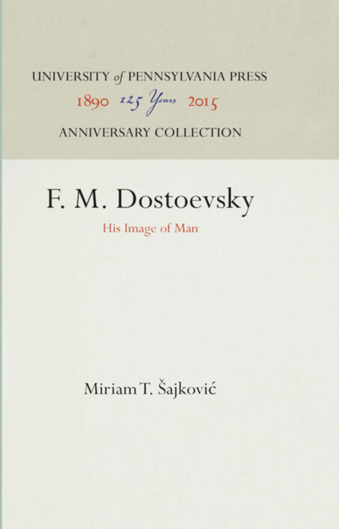 F. M. Dostoevsky