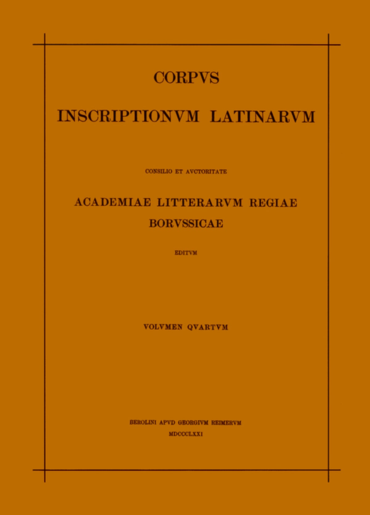 Inscriptiones parietariae Pompeianae Herculanenses Stabianae