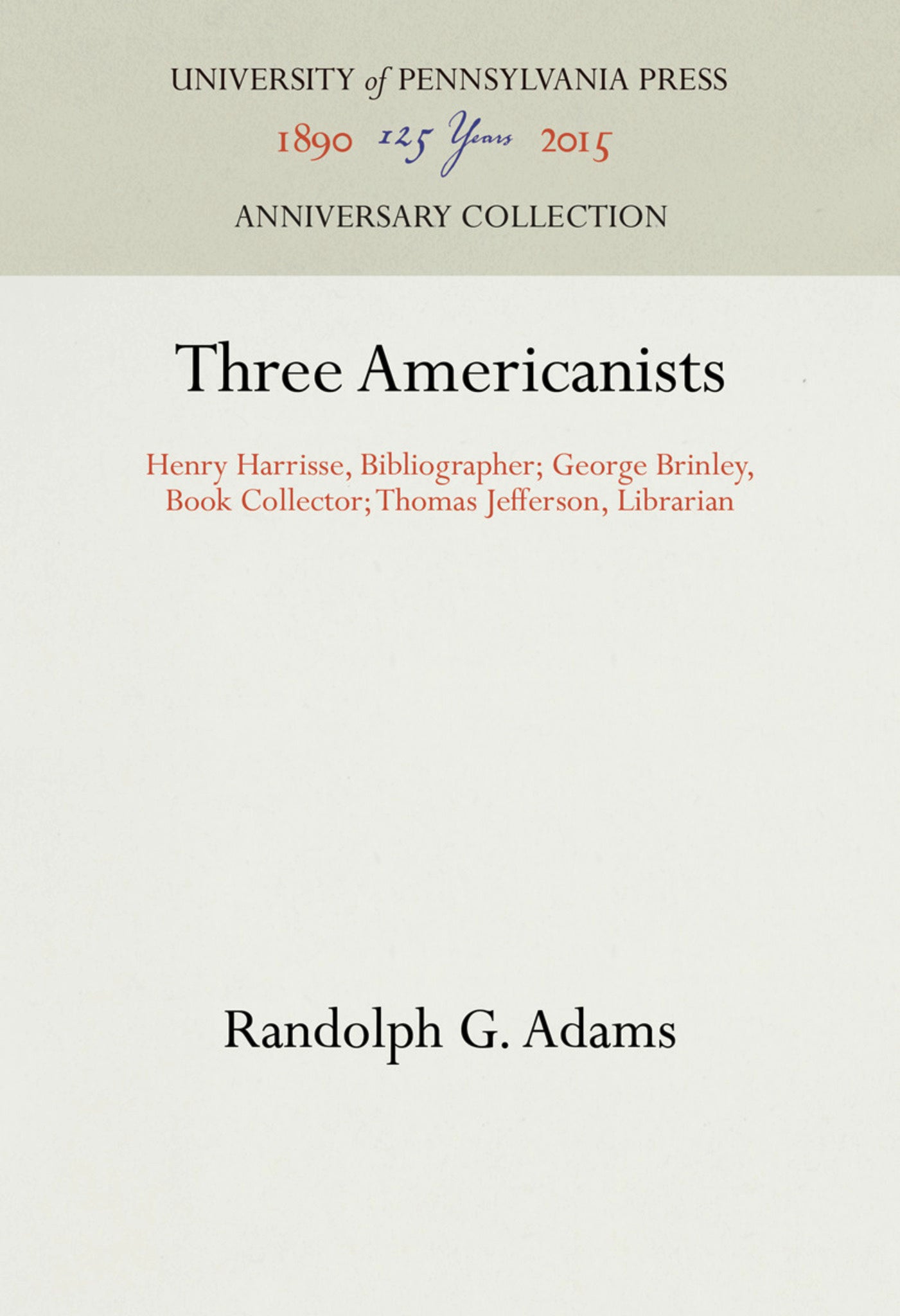 Three Americanists
