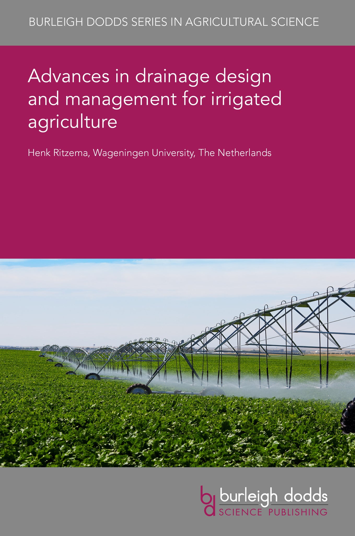 Cover image for Advances in drainage design and management for irrigated agriculture ISBN 9781835451748