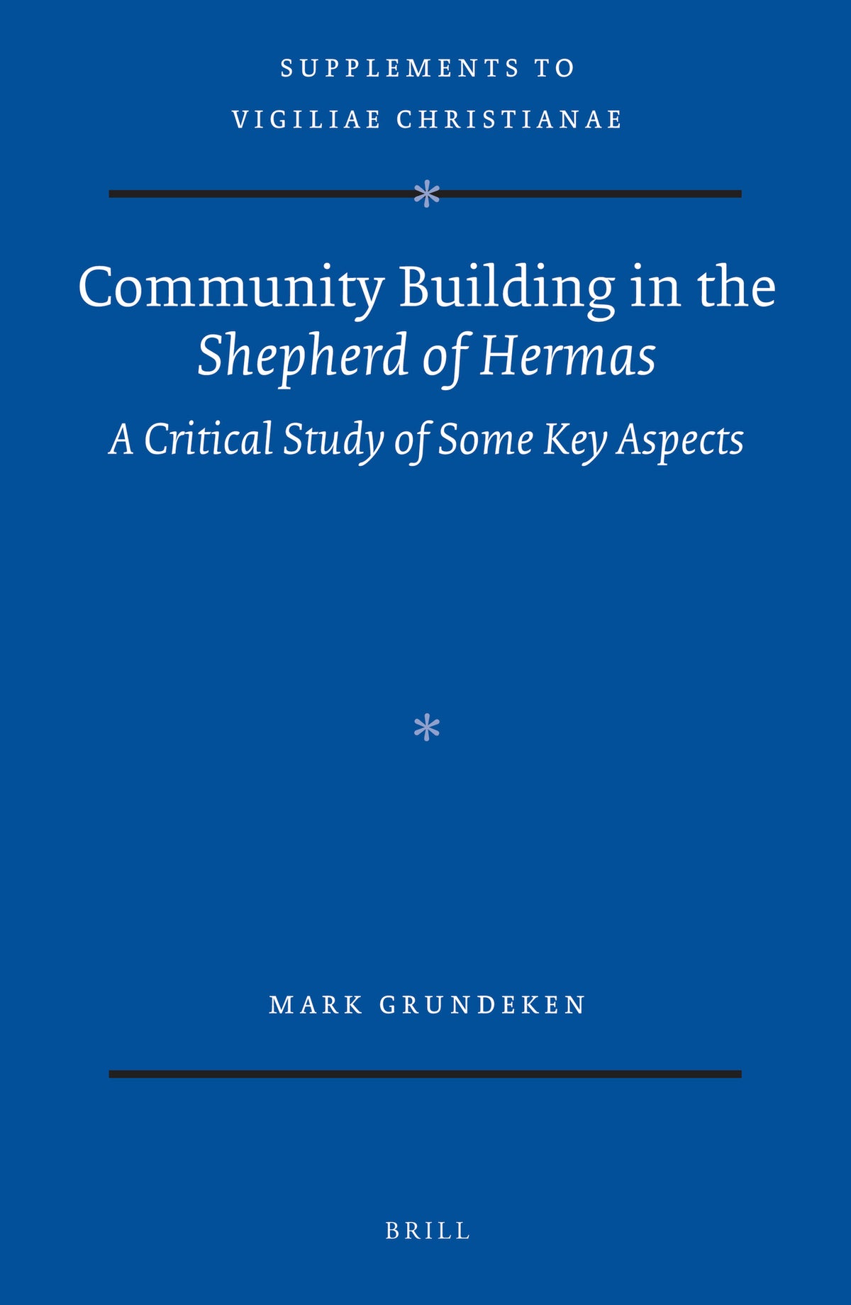 Community Building in the Shepherd of Hermas