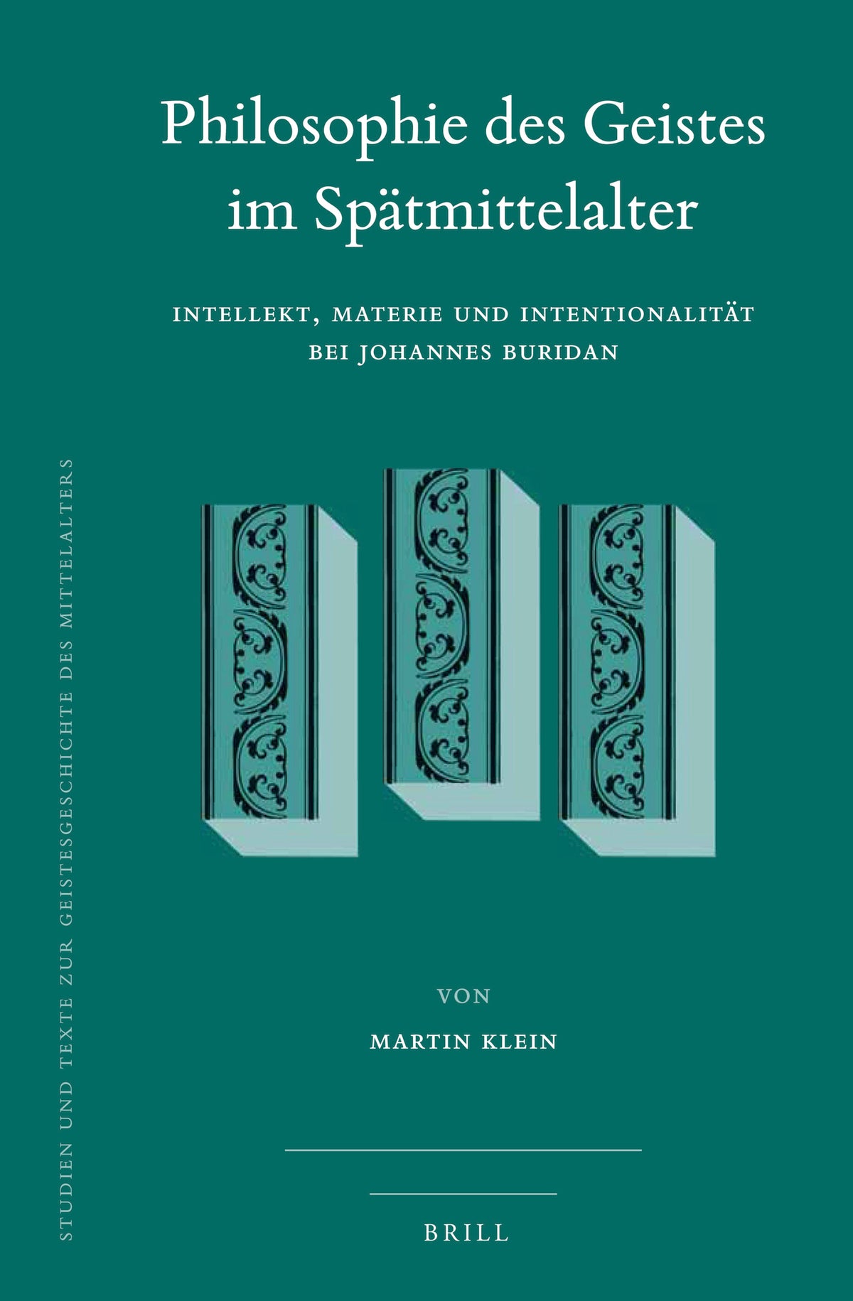 Cover image for Philosophie des Geistes im Spätmittelalter ISBN 9789004395664