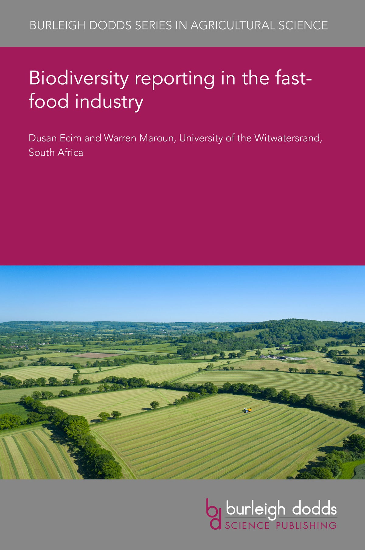 Cover image for Biodiversity reporting in the fast-food industry ISBN 9781835450673