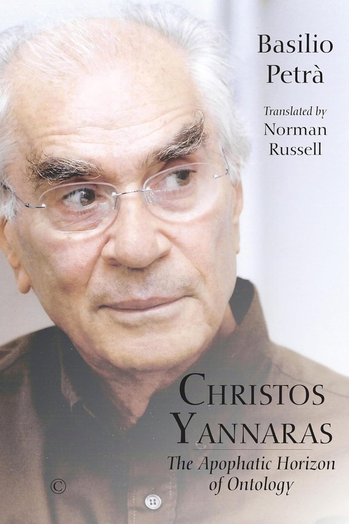 Cover image for Christos Yannaras ISBN 9780227177044