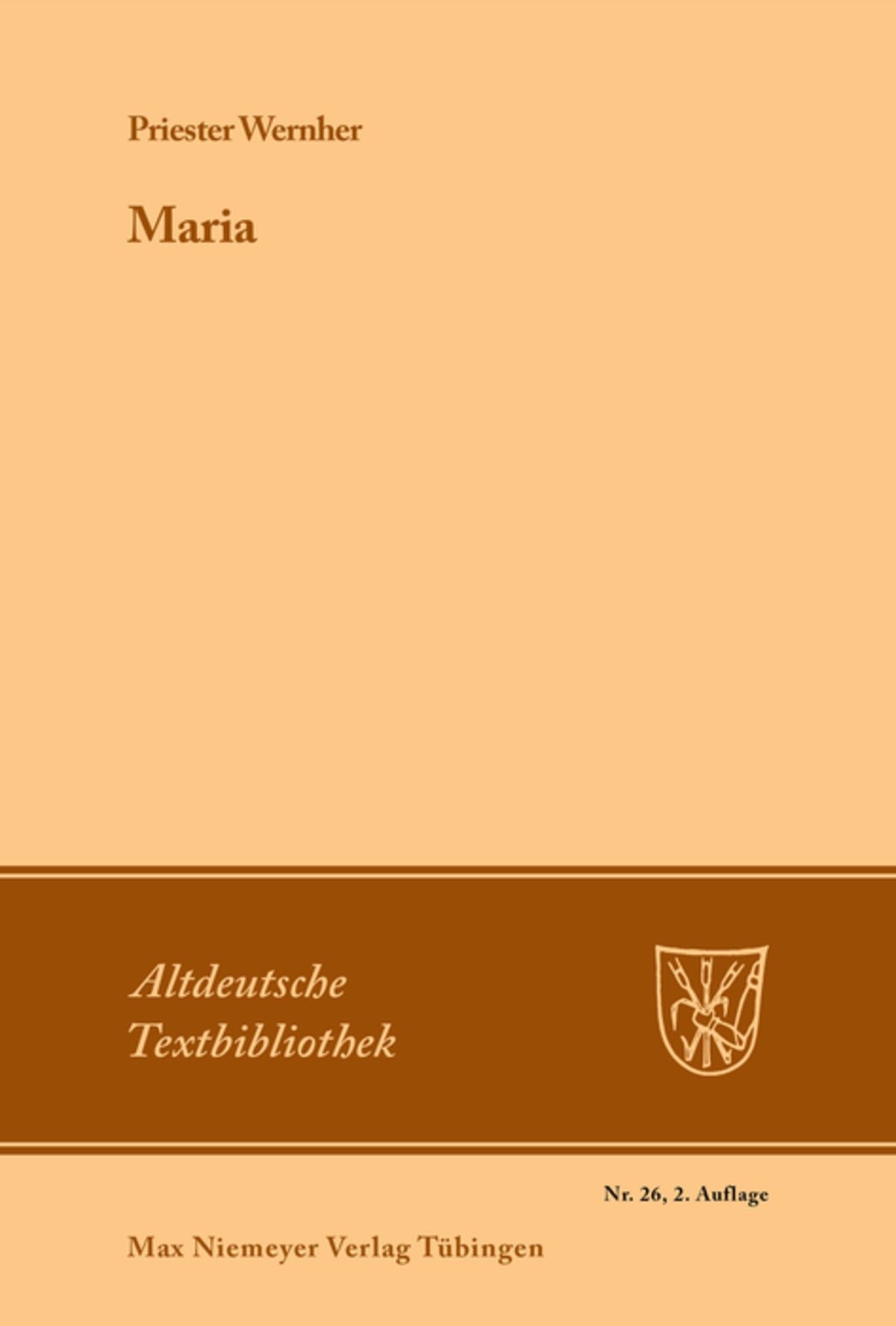 Cover image for Maria ISBN 9783484200142