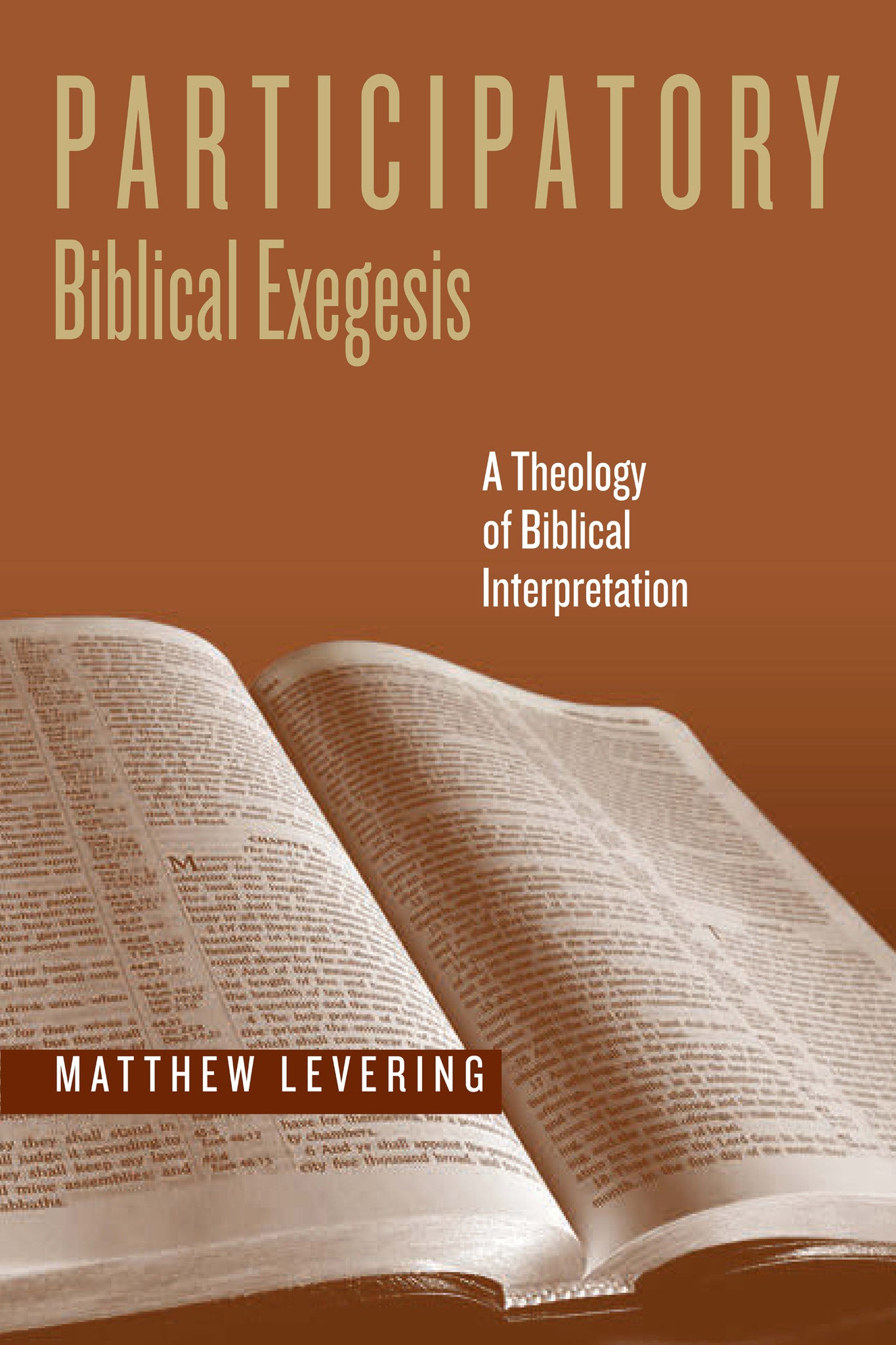 Cover image for Participatory Biblical Exegesis ISBN 9780268034061