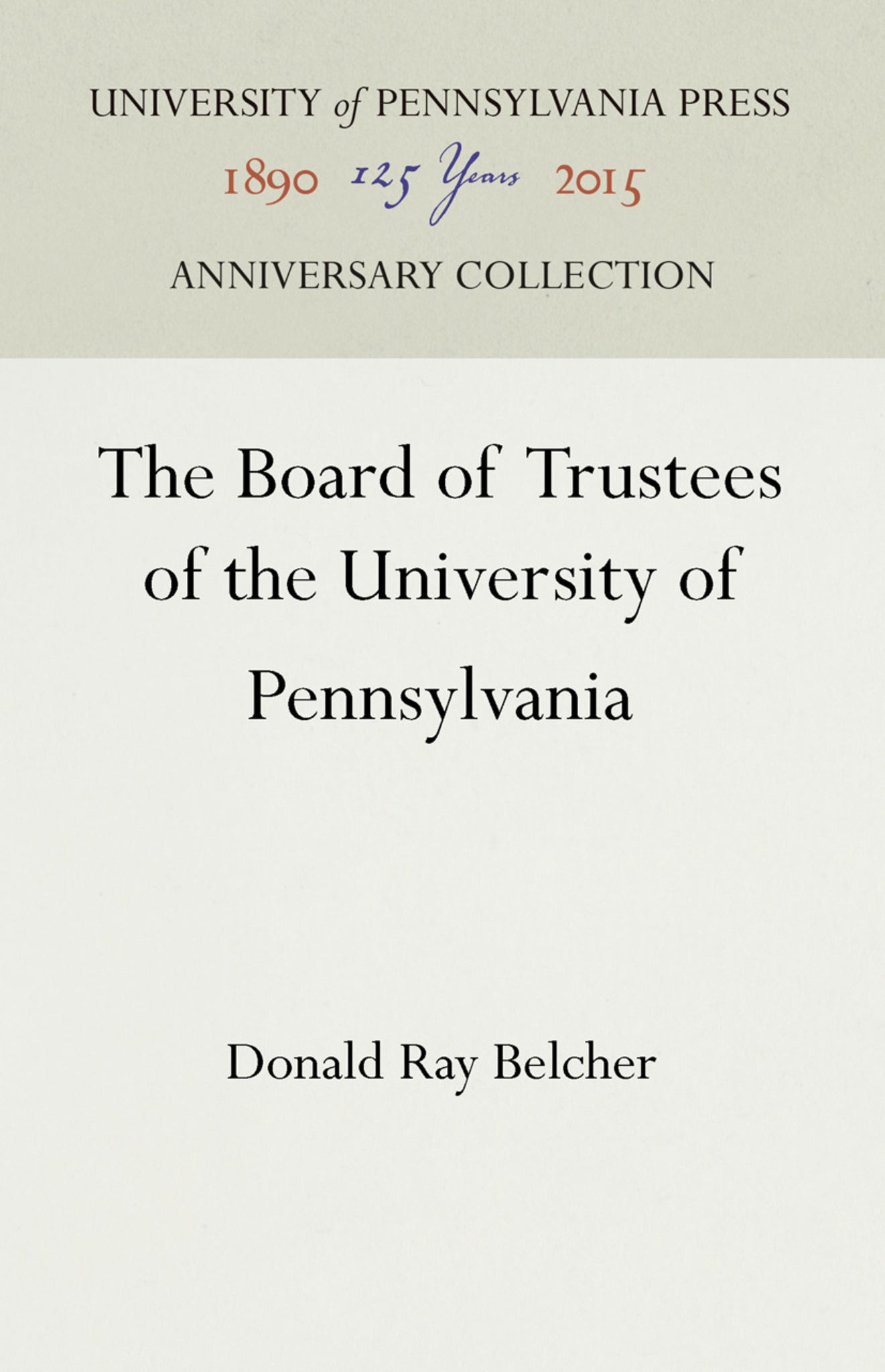The Board of Trustees of the University of Pennsylvania