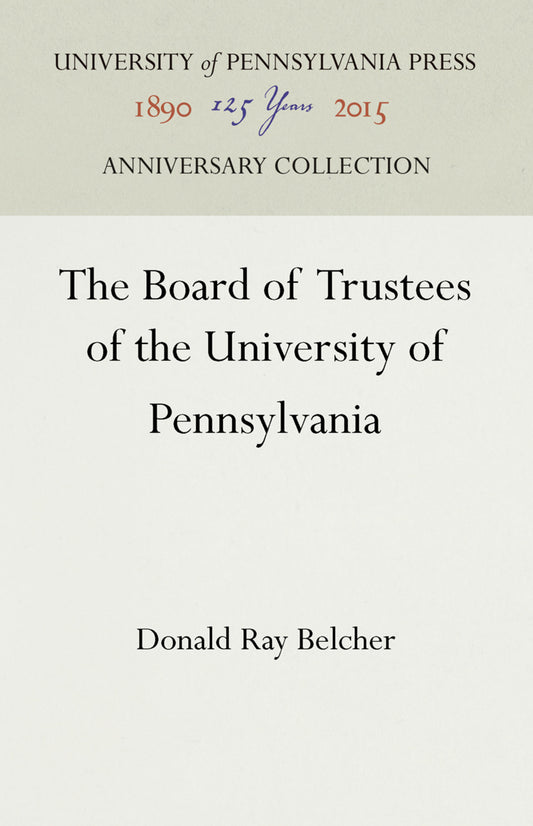 The Board of Trustees of the University of Pennsylvania