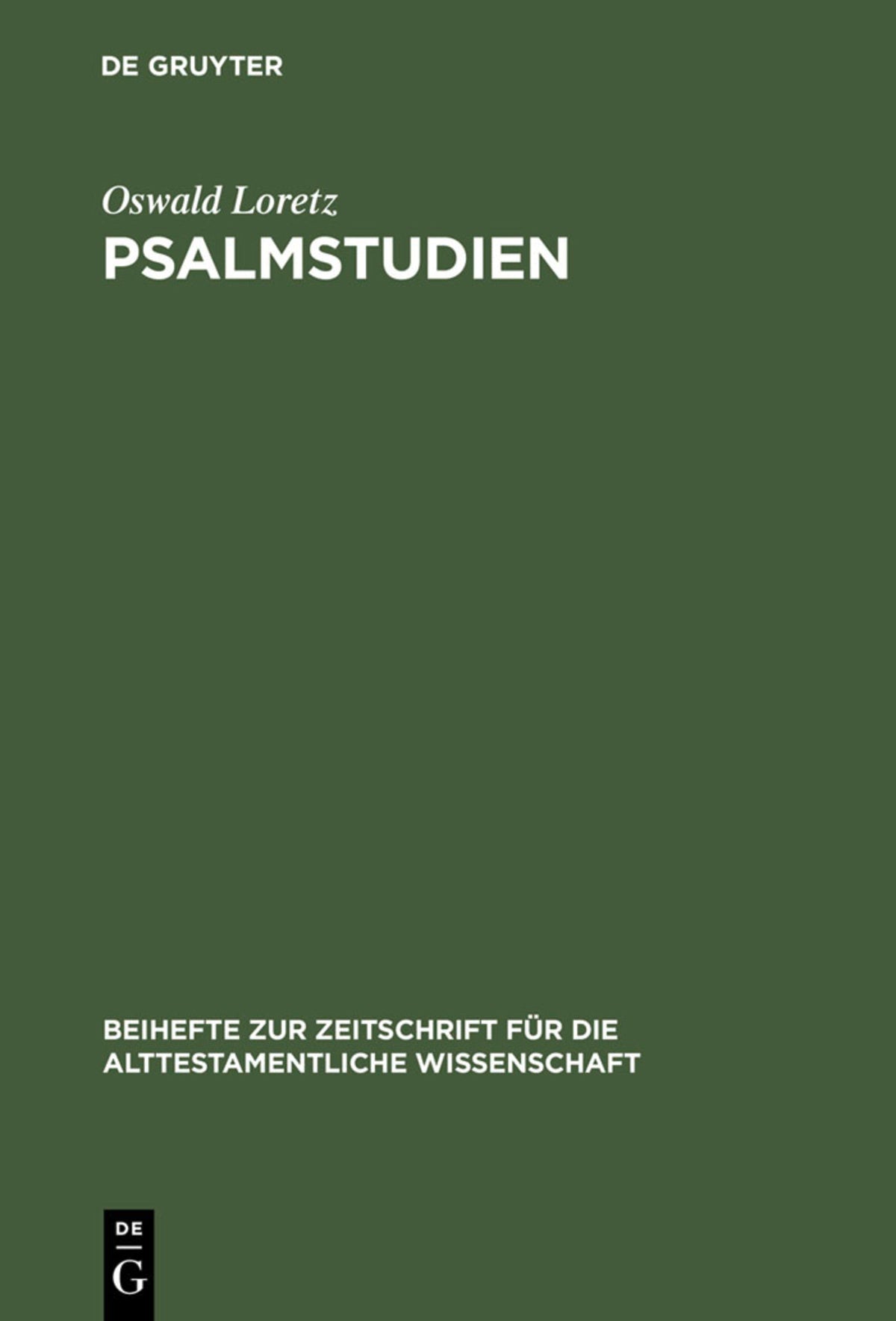 Psalmstudien