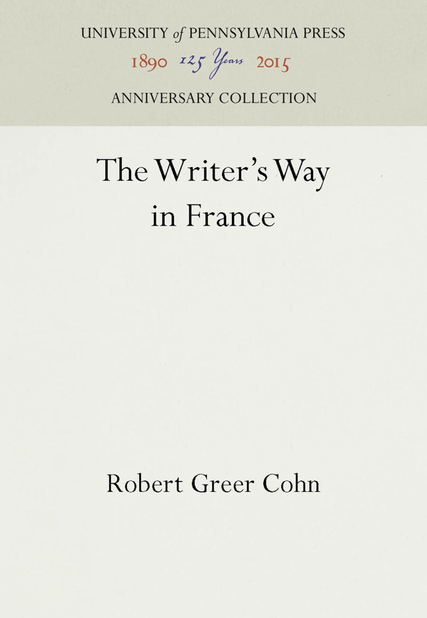The Writer's Way in France