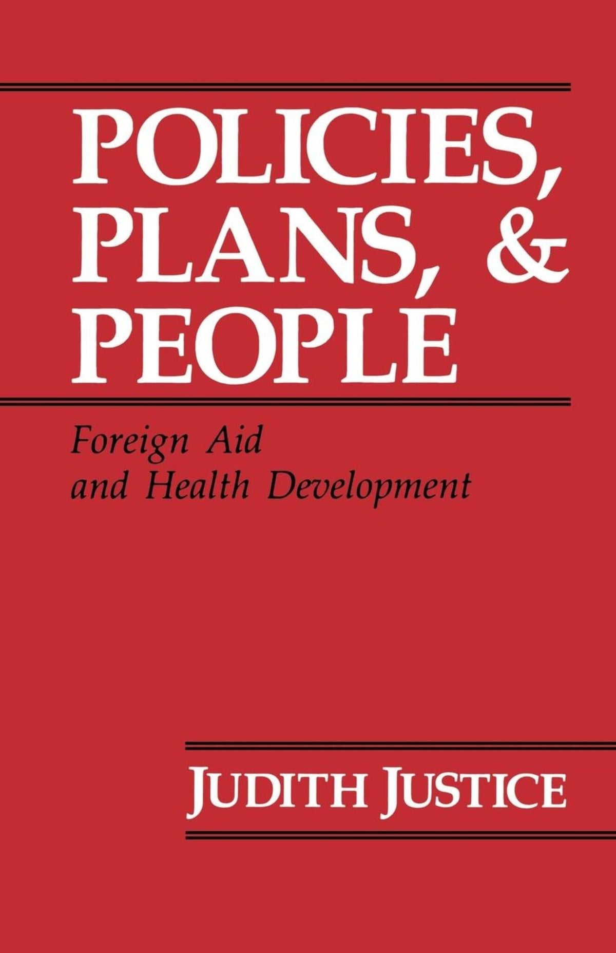 Cover image for Policies, Plans, and People ISBN 9780520909632