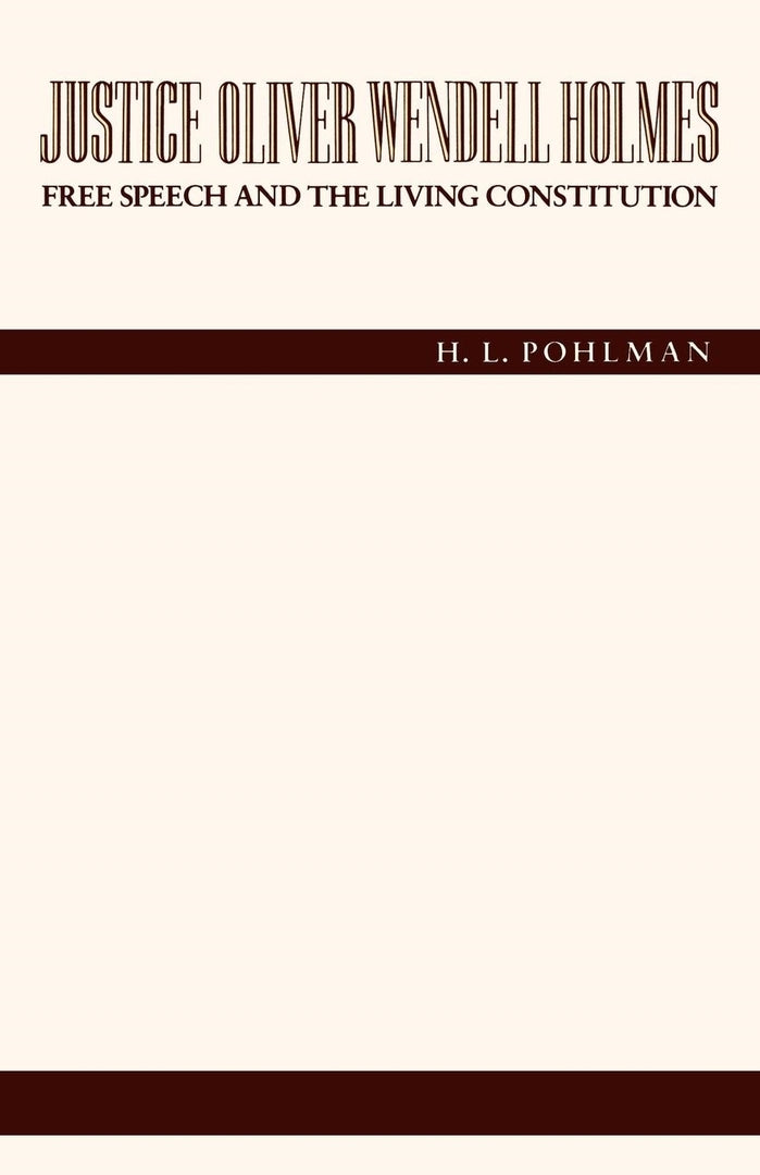 Cover image for Justice Oliver Wendell Holmes ISBN 9780814766224