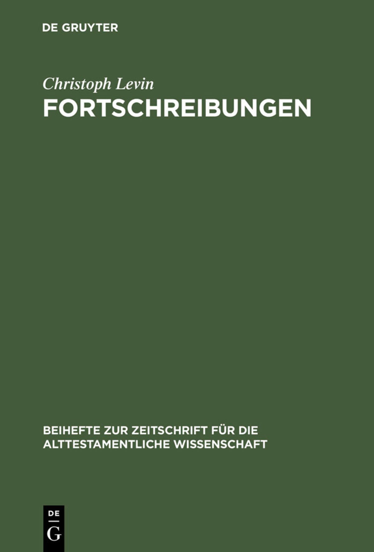 Fortschreibungen