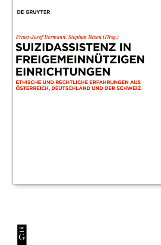 Suizidassistenz in freigemeinnützigen Einrichtungen