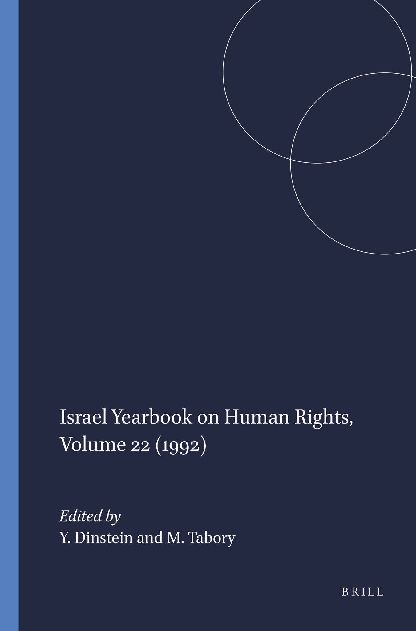 Israel Yearbook on Human Rights, Volume 22 (1992)