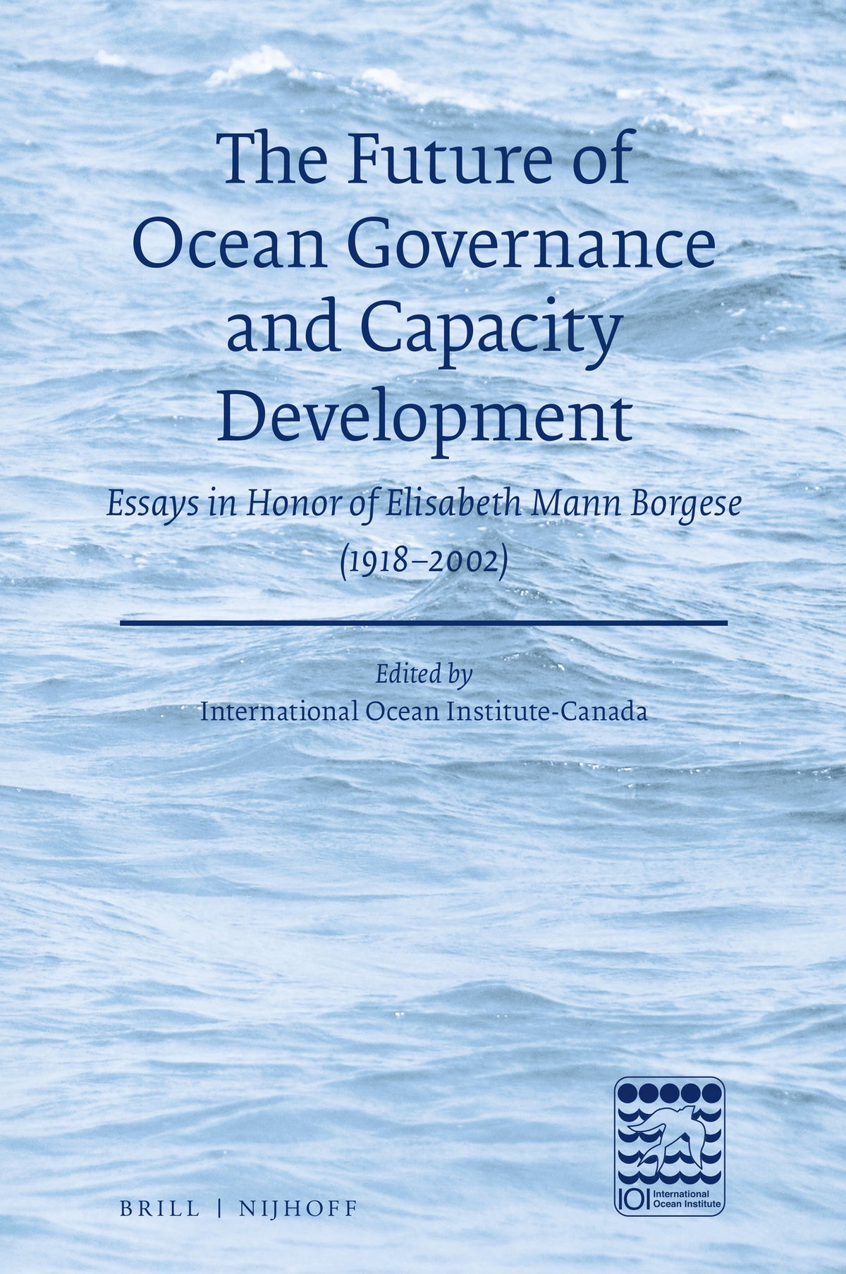 Cover image for The Future of Ocean Governance and Capacity Development ISBN 9789004363977